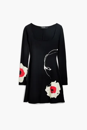 Desigual Dames t-shirt jurk Brujas