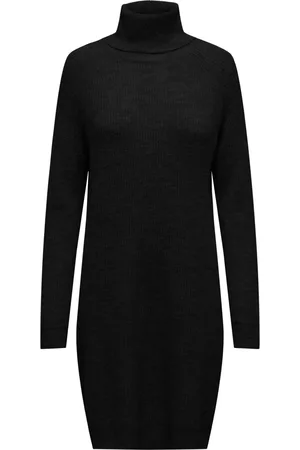 ONLY Jurk met lange mouwen en coltrui voor dames Onlsilly Bf Knt