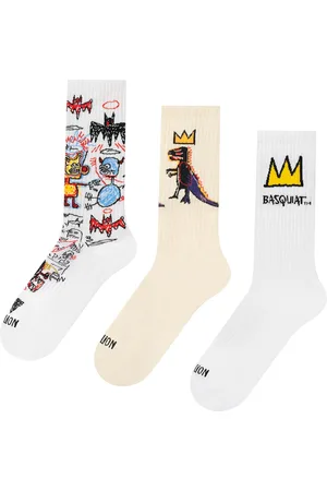 Jimmy Lion Sokken Athletic Basquiat (x3)