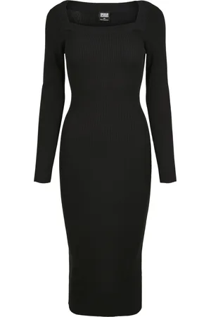 Urban classics Lange jurk voor dames knit
