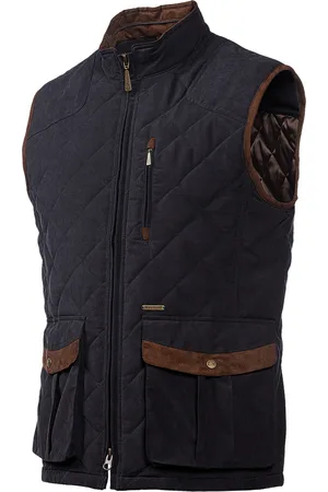 Baleno Elegante gewatteerde mouwloze wollenjas Thames