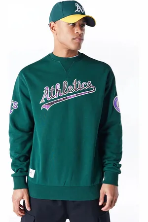 New Era Sweatshirt Oakland Athletics MLB Tartan Infill