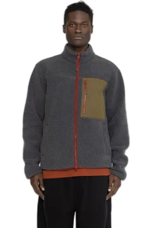Revolution Kort pluche jack met contrasterende borstzak