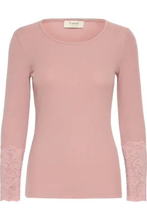 FRANSA Dames-T-shirt met lange mouwen Hizamond