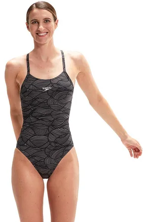 Speedo Dameszwempak 1-delig met gekruiste rug Allover