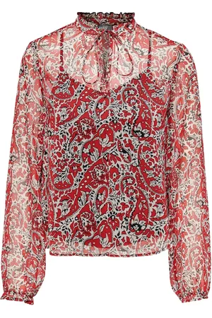 ONLY Dames-T-shirt met lange mouwen onlirena life