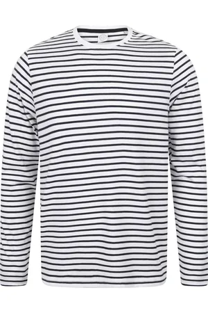 Skinni Fit Gestreept t-shirt met lange mouwen