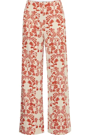 Ichi Damesbroek Kate Print Wide PA5
