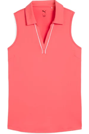 PUMA Mouwloos gepolooid T-shirt voor dames Cloudspun