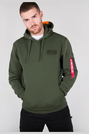 Alpha Industries Hoodie Red Stripe