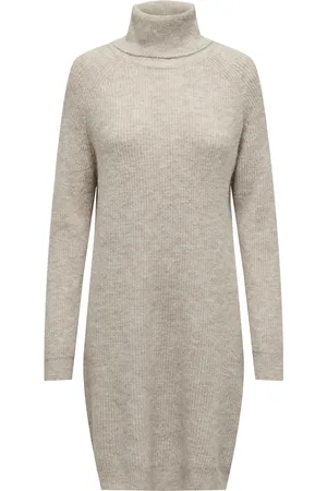 ONLY Jurk met lange mouwen en coltrui voor dames Onlsilly Bf Knt