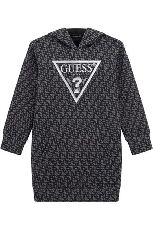 Guess Meisjes hoodie jurk met lange mouwen Scuba