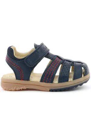 Kickers Sandalen voor babyjongens Platinium
