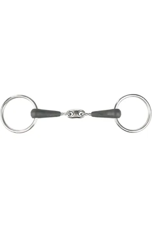 Horze 2-rings rubberen paardenbit Chantilly