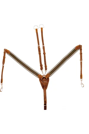 Supreme Dubbel leren jachtcollier UKE