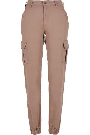 Urban classics Dames Cargo broek high waist