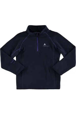 Peak Mountain Microfleece sweatshirt met halve rits voor meisjes Gafine