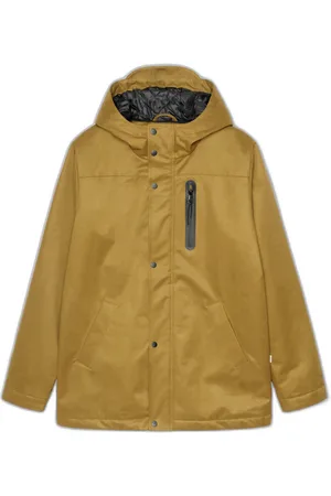 Revolution Parka met paspelzakken en bies