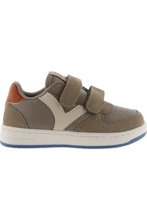 victoria Sportschoenen met leereffect en splitleer voor kinderen Tiempo