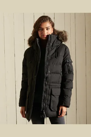 Superdry Parka voor dames Expedition en microfibre