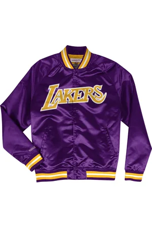 Mitchell & Ness Lichtgewicht satijnen jasje Los Angeles Lakers