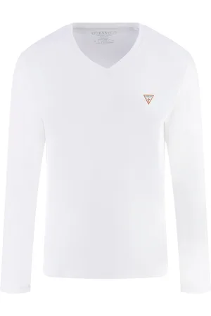 Guess T-shirt met lange mouwen en v-hals Core