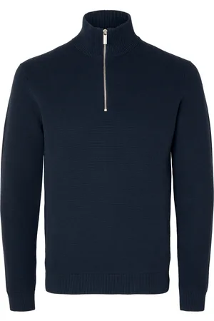 SELECTED Trui met rits Dane