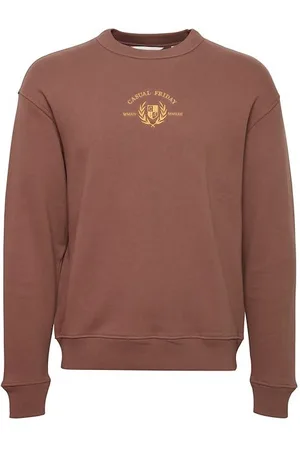 Casual Friday Sweatshirt casual geborduurd Sage