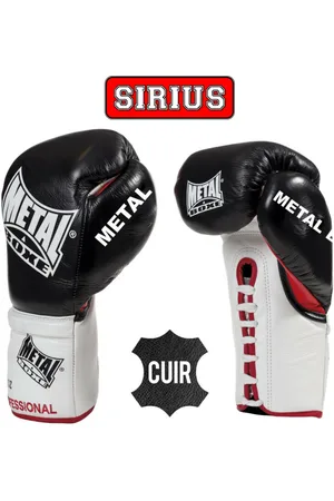 Metal Boxe Lederen bokshandschoenen met veters pro sirius