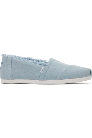 TOMS Dames espadrilles van denim met franjes Alpargata