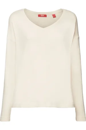 ESPRIT Geborsteld dames-T-shirt