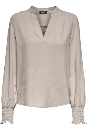 ONLY Dames-T-shirt met lange mouwen Mette