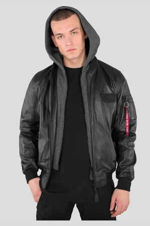 Alpha Industries Jas MA-1 D-Tec Leather LW
