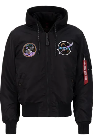 Alpha Industries Donkere hoodie bomberjack MA-1 VF