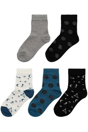 Lenz Set van 5 paar meisjessokken