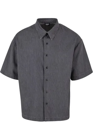 Urban classics Licht denim overhemd