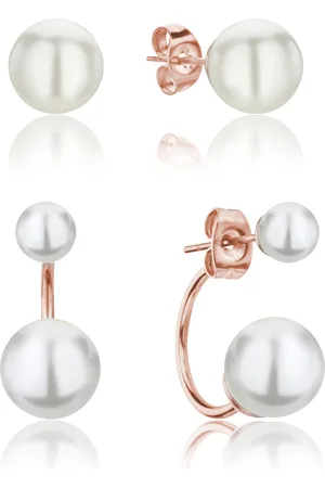ISABELLA FORD Set van 2 paar damesoorbellen Agata Pearl