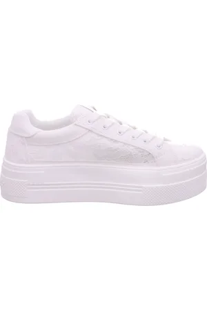 Buffalo Sportschoenen van stof voor dames Paired Bloom