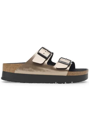 Birkenstock Sandalen Arizona PAP Flex Platform Birko-Flor