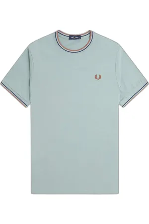 Fred Perry T-shirt met dubbele knopen