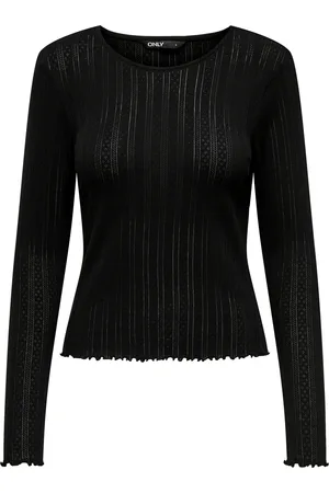 ONLY Dames-T-shirt met lange mouwen Carlotta