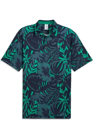 PUMA Polo met palmenmotief X Ptc