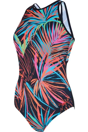 Zoggs Dames zwemkleding 1-delig Hi Cross X Rug - E+