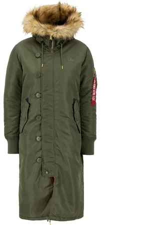 Alpha Industries Damesparka Long Fishtail