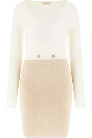 Guess Dames lange mouwen sweat jurk Gabriella