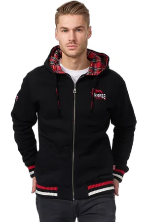 Lonsdale London Hooded sweatshirt met rits Lancaster