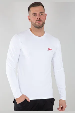 Alpha Industries T-shirt met lange mouwen Back Print Heavy
