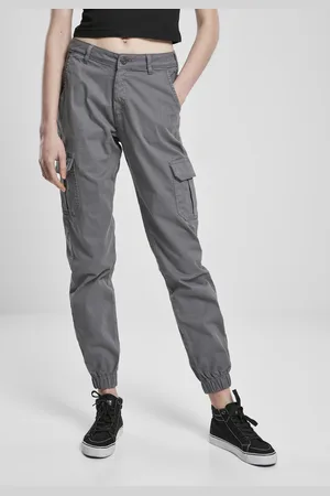 Urban classics Damesbroek high waist cargo