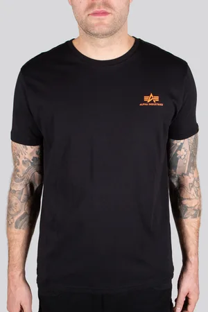 Alpha Industries T-shirt reflecterend Backprint T Print