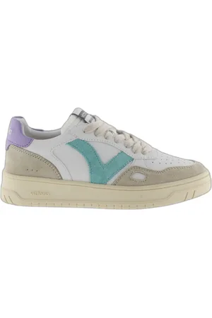 victoria Sportschoenen met leereffect en splitleer Seul